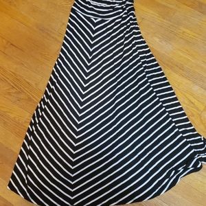 Chevron, maxi skirt